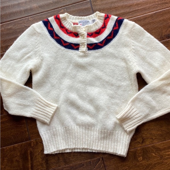 Liz Claiborne Sweaters - TRUE 1970’s VINTAGE FAIRISLE SWEATER SIZ XS